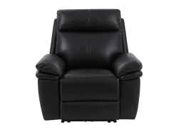 Elektrische Relax-Fauteuil Van Zwart Leer Mesola