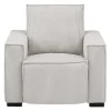 Elektrische Relaxfauteuil Van Lichtgrijs Ribfluweel Amelio