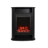 Elektrische Sfeerhaard - Met Mantel - L84 X D33 X H111 Cm - Zwart - Mombacho