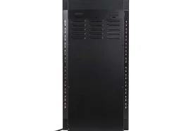 Elektrische Sfeerhaard Vulcano - L41 X D13 X H81 Cm - Zwart
