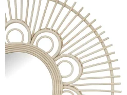 Etnische Spiegel Van Rotan Lumpur - D70 Cm