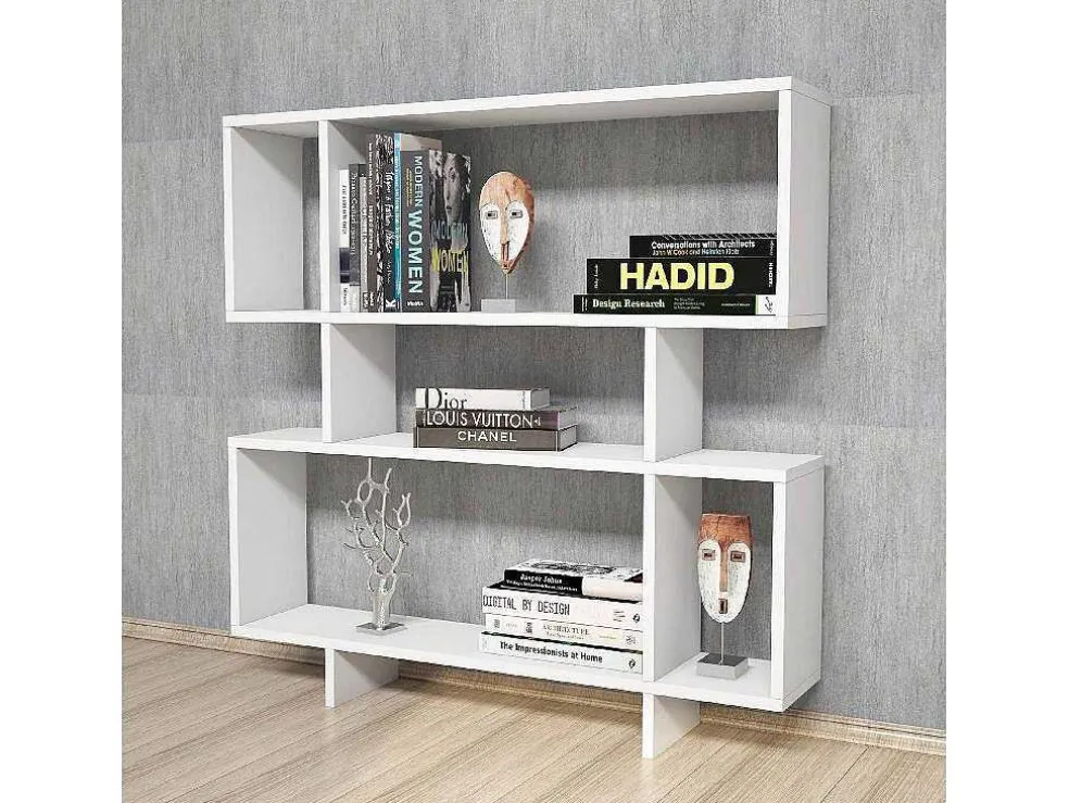 Fabiola Boekenkast, Wit, 100X22X111 Cm, Epikasa