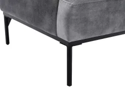 Fauteuil Grijs Fluweel Joel