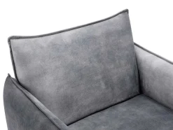Fauteuil Grijs Fluweel Joel
