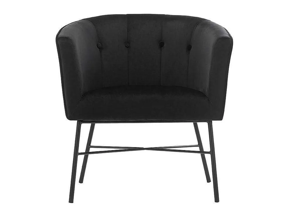 Fauteuil Met Armleuningen Fakart - 100% Polyester - Zwart