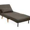 Fauteuil Posio - Bedbank Van Stof - Taupe