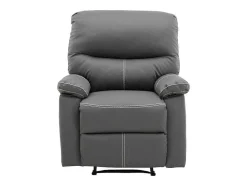 Fauteuil Van Grijze Kunstleer Canby