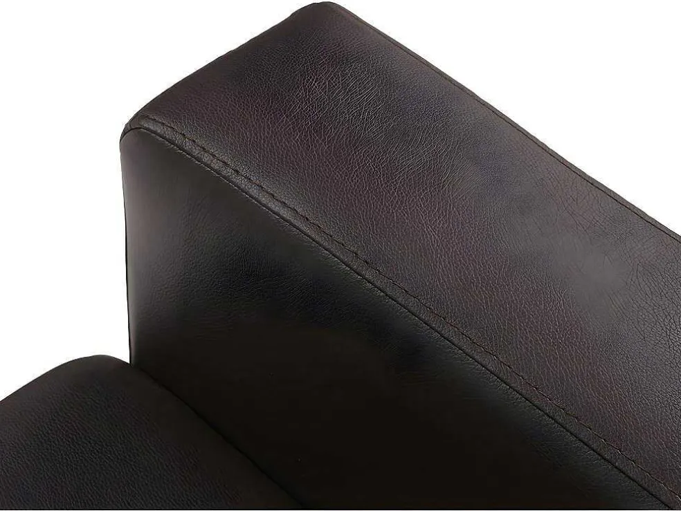 Fauteuil Van Kunstleer Ackley - Bruin
