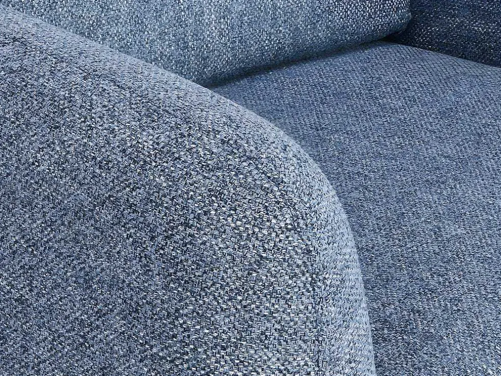 Fauteuil Van Stof Magelan - Lichtblauw