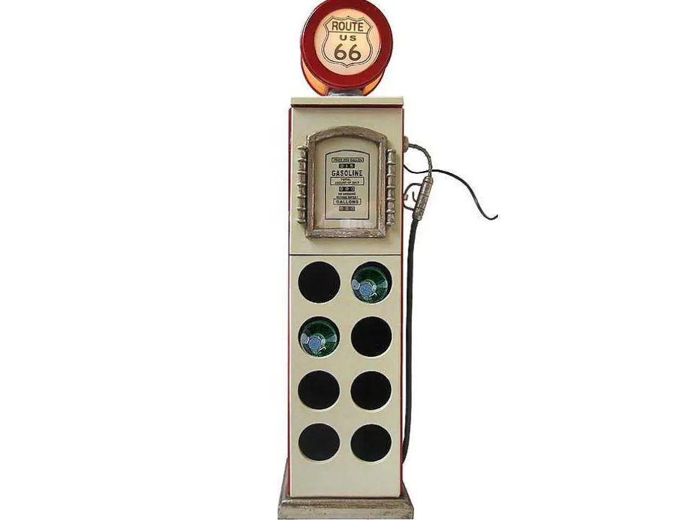 Flessenrek Met Lamp Drive-In - 8 Flessen - H112 Cm