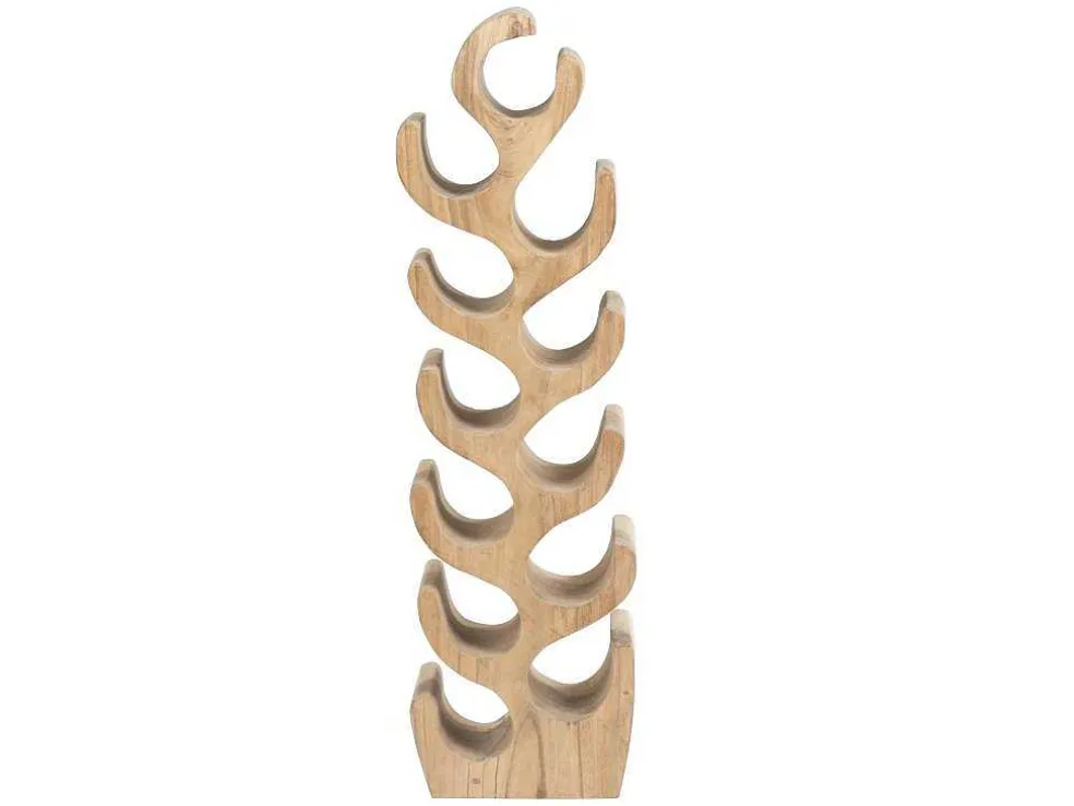 Flessenrek Van Suarhout - 12 Flessen - B28 X D19 X H100 Cm - Naturel - Guimaras