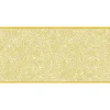 Gangtapijt Van Vinyl Met Bloemmotieven - 66 X 160 Cm - Geel En Wit - Capucina