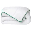 Gematigd Dekbed Met Natuurlijke Antimijtbehandeling Van Dreamea Van Microvezel - 140 X 200 Cm - 300 G/M - Groene Bies - Azylia Ii