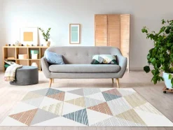 Geometrisch Tapijt - 160 X 230 Cm - Meerdere Kleuren - Geomia