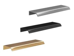 Gestreept Hangend Meubel Onder Wastafel - Zwart - L60 Cm - Zevara