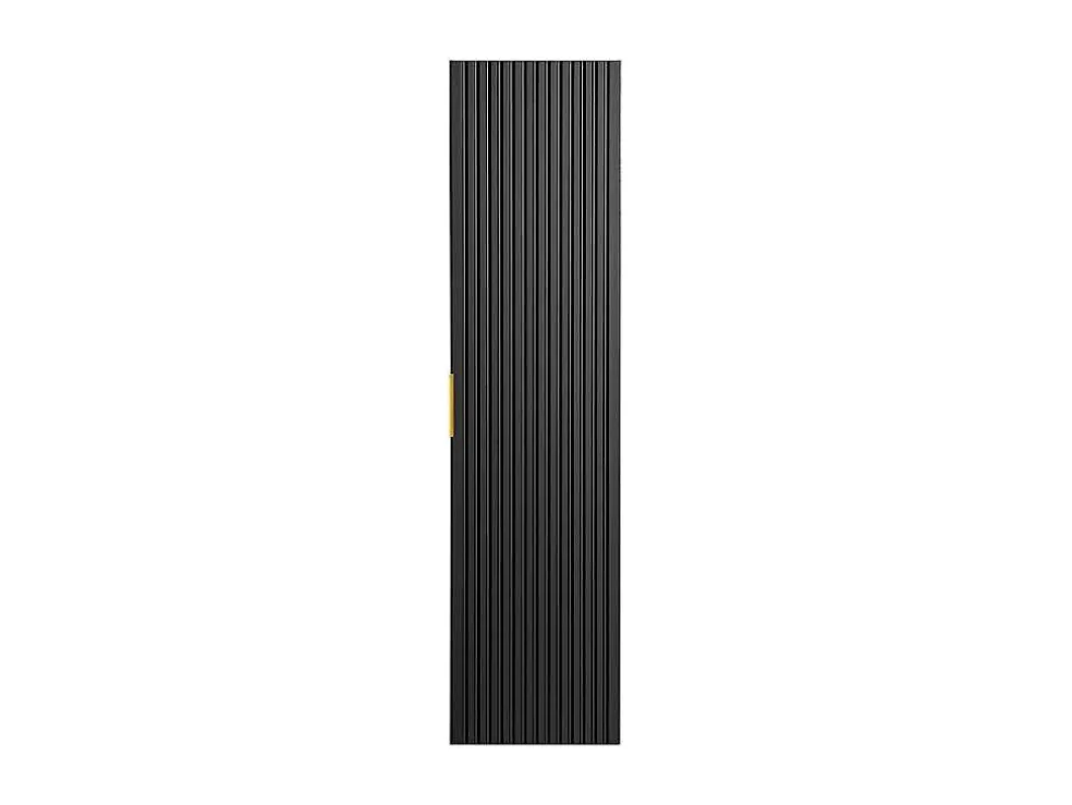 Gestreepte Hangende Badkamerkolom - Zwart - H140 Cm - Zevara