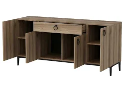 Gloria Multifunctioneel Kabinet, Walnoot, 160X42X75 Cm, Epikasa