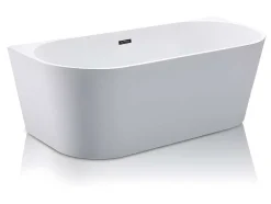 Halfvrijstaand Bad Divina -200L - 150X75X58Cm - Wit