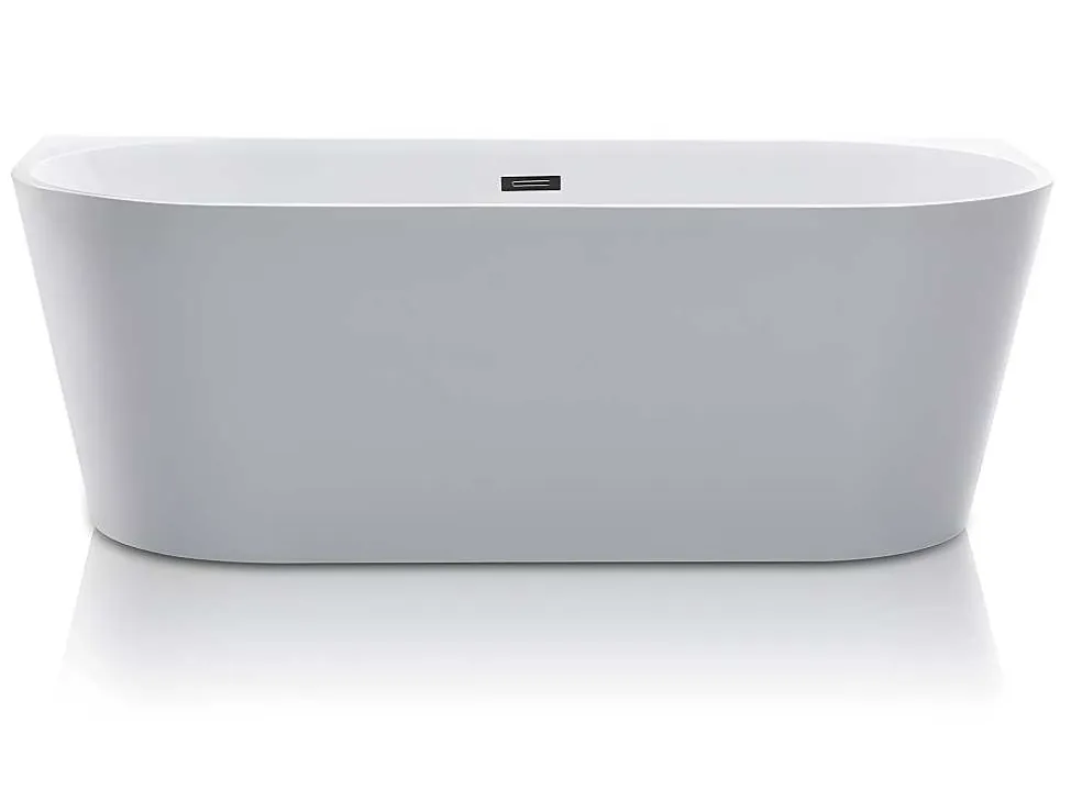 Halfvrijstaand Bad Divina -200L - 150X75X58Cm - Wit
