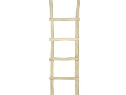 Handdoekenrek Ladder Van Massief Teakhout - Naturelkleur - Fodna