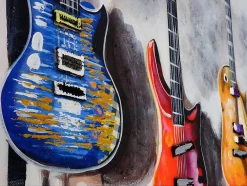 Handgeschilderde Olieverf Gitaren