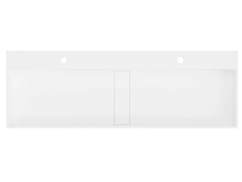 Hangend Wastafelblad - Wit - L120 X B40 X H15 Cm - Yamdrok