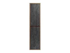 Hangende Badkamerkolom - Licht Naturel En Antraciet - H170 Cm - Tikitki
