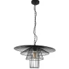 Hanglamp Met Draden Vlindermodel Machaon - Metaal - L59 X H95 Cm - Zwart