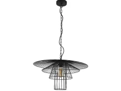 Hanglamp Met Draden Vlindermodel Machaon - Metaal - L59 X H95 Cm - Zwart