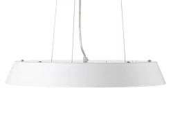 Hanglamp Met Ledverlichting Van Metaal En Aluminium - D45 Cm - Wit En Naturel - Derry