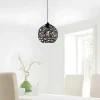 Hanglamp Met Verstelbare Hoogte Celindra - D. 25 X H. 39/119 Cm - Zwart