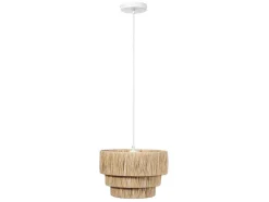 Hanglamp Van Raffia - D30 X H171 Cm - Naturel - Sarnia