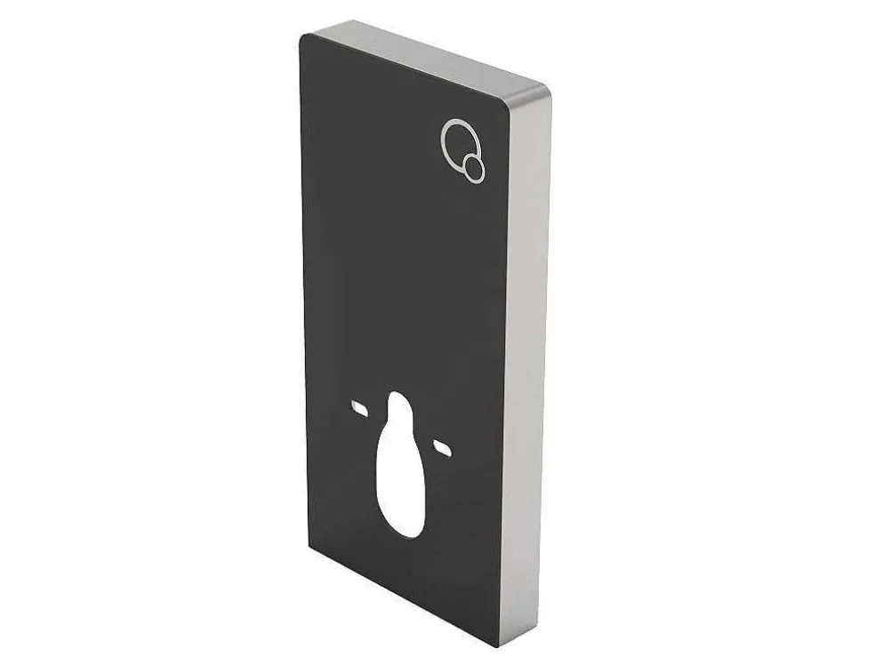 Hangtoilet Pakket In Mat Zwart Met Decoratieve Inbouwreservoir - Clemona