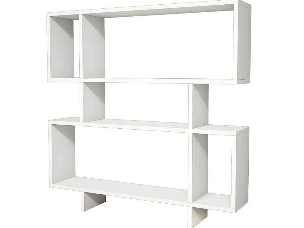 Hera Boekenkast, Wit, 100X22X111 Cm, Epikasa