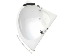Hoekbad Met Kraan Navona - 263 L - 135 X 135 X H54 Cm