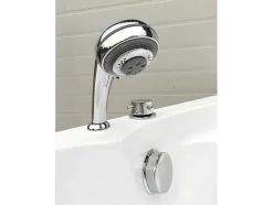 Hoekbad Met Kraan Navona - 263 L - 135 X 135 X H54 Cm