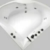 Hoekbadkuip Agyness - 263L - 135 X 135 X H57 Cm