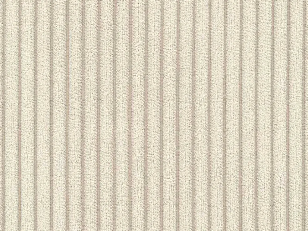 Hoekbank Van Ribfluweel Rechtse Hoek Cremekleur Nepiri