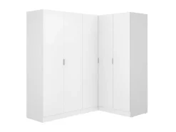 Hoekkast Met 5 Deuren - L173 Cm - Wit - Listowel