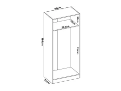 Hoekkast Met 5 Deuren - L173 Cm - Wit - Listowel