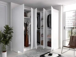 Hoekkast Met 5 Deuren - L173 Cm - Wit - Listowel