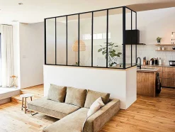 Hoekraam Werkplaats Van Gepoedercoat Aluminium - L180 X B60 X H130 Cm - Zwart - Bayview