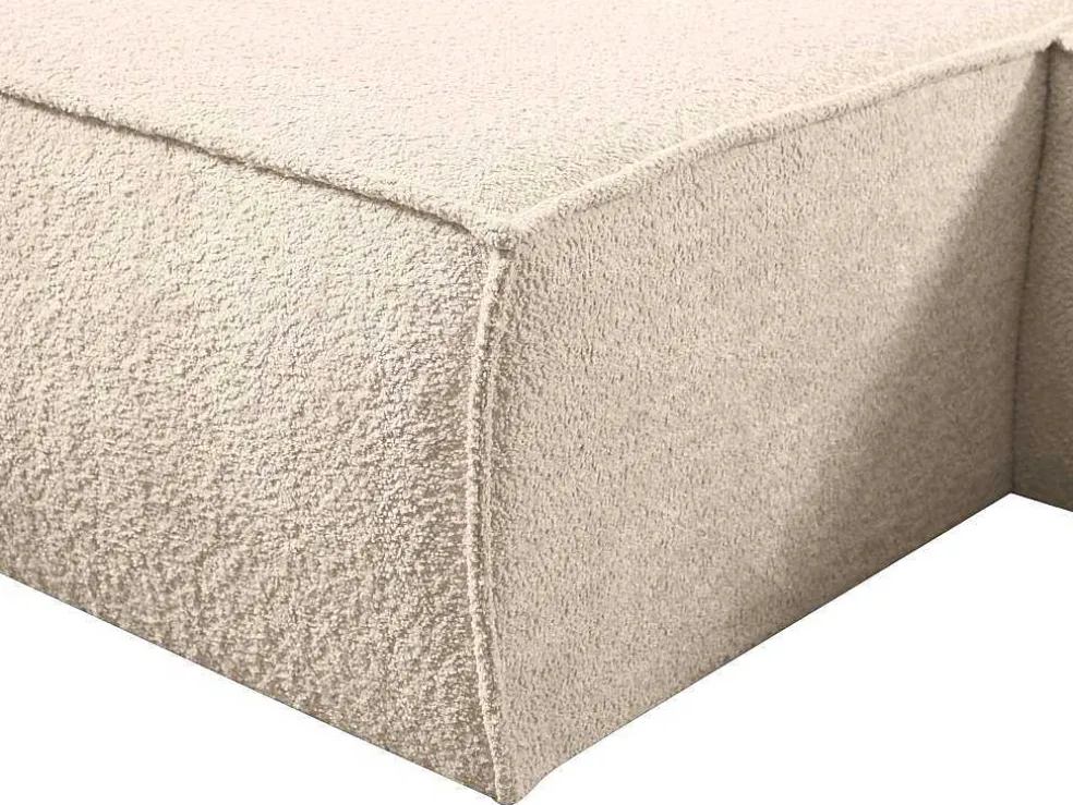 Hoekslaapbank Van Teddy Stof - Beige - Hoek Links - Amelia Van Pascal Morabito