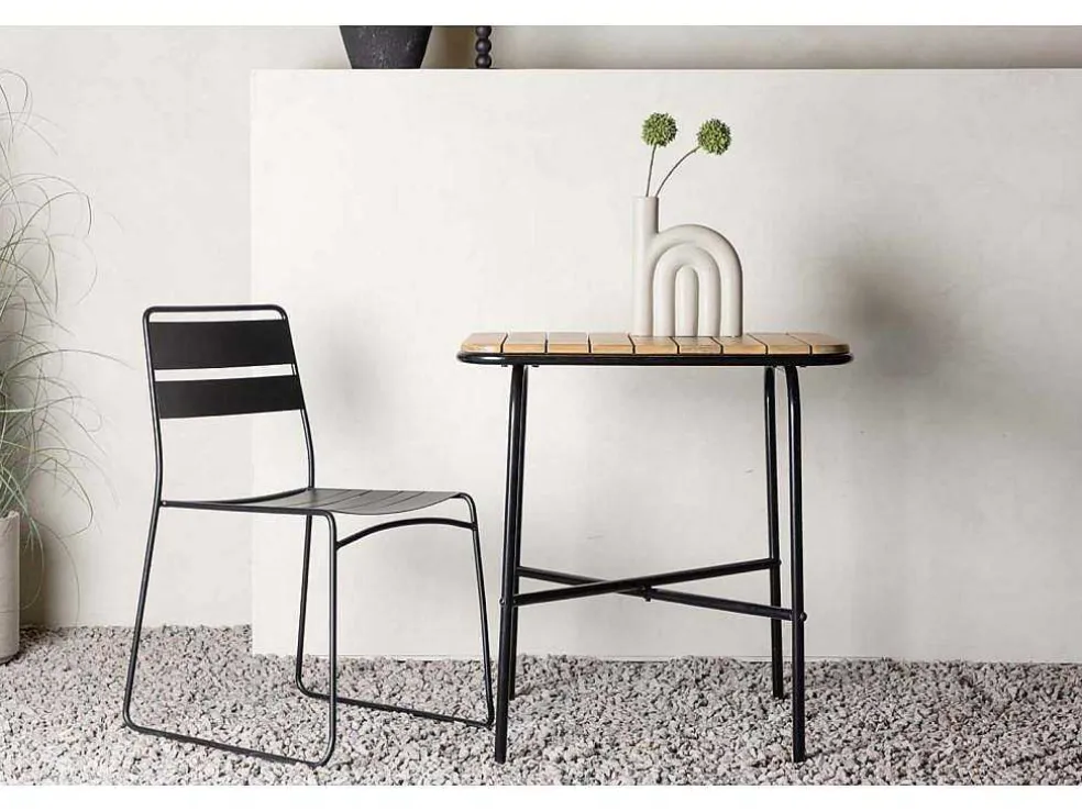 Holmbeck Cafe Tafel 88X70Cm Naturel.