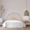 Hoofdbord 140 Cm - Rotan - Natuurlijk - Solia