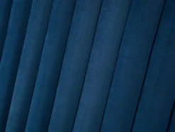 Hoofdeinde Sarah Met Verticale Naden - 160 Cm - Fluweel - Donkerblauw