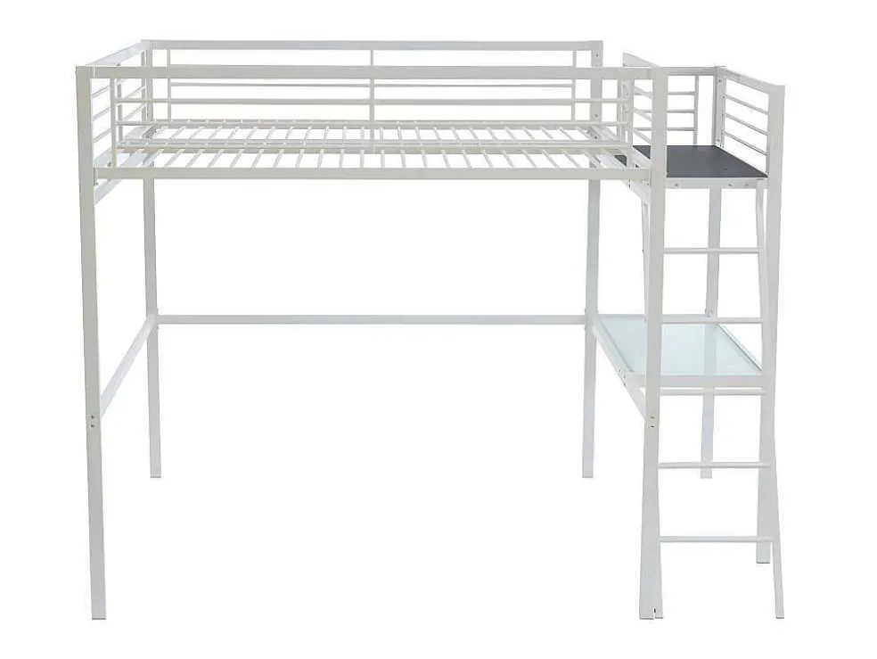Hoogslaper Casual Ii - 140 X 190 Cm - Met Bureau - Wit