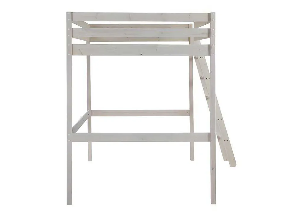 Hoogslaper Gedeon - 140 X 190 Cm - Massief Grenen - Gebleekt
