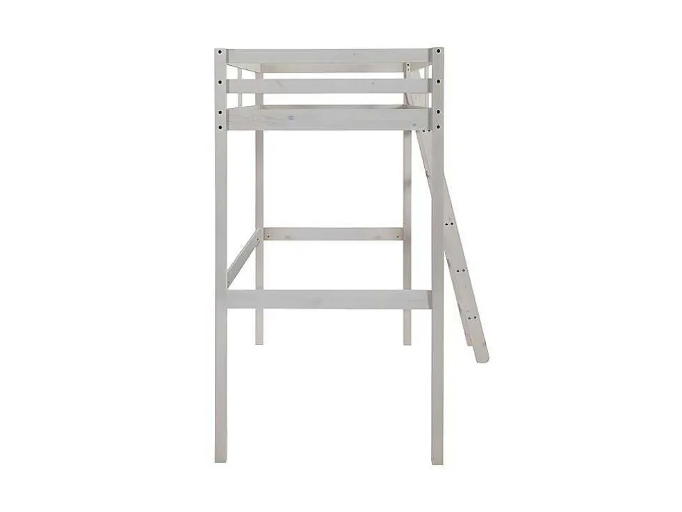 Hoogslaper Gedeon - 90 X 190 Cm - Massief Grenen - Gebleekt