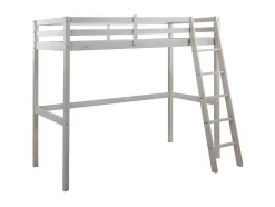 Hoogslaper Gedeon - 90 X 190 Cm - Massief Grenen - Gebleekt
